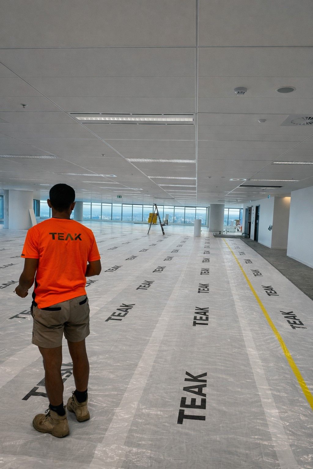 TEAK floor protection